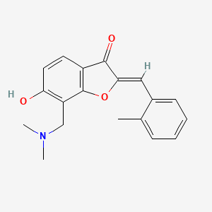 (Z)-7-((dimethylamino)methyl)-6-hydroxy-2-(2-methylbenzylidene)benzofuran-3(2H)-one - 896819-65-1