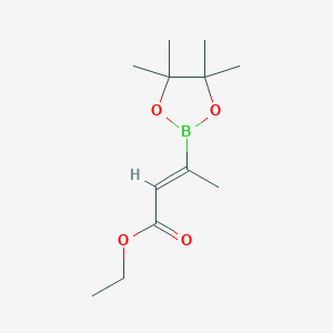 (Z)-(4-Ethoxy-4-oxo-2-buten-2-yl)boronic Acid Pinacol Ester - 448212-00-8