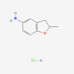 2-Methyl-2,3-dihydro-1-benzofuran-5-amine hydrochloride - 160310-86-1