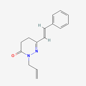 2-allyl-6-styryl-4,5-dihydro-3(2H)-pyridazinone - 1421944-10-6