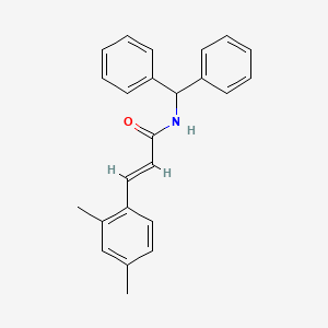 (E)-N-benzhydryl-3-(2,4-dimethylphenyl)prop-2-enamide - 329778-36-1