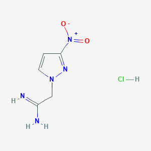 2-(3-Nitro-1H-pyrazol-1-yl)ethanimidamide hydrochloride - 1461713-67-6
