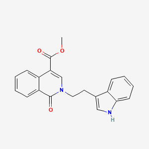 methyl 2-[2-(1H-indol-3-yl)ethyl]-1-oxo-1,2-dihydro-4-isoquinolinecarboxylate - 383148-69-4