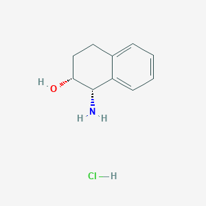 (1S,2R)-1-Amino-1,2,3,4-tetrahydronaphthalen-2-ol;hydrochloride - 2137758-06-4