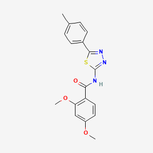 2,4-dimethoxy-N-[5-(4-methylphenyl)-1,3,4-thiadiazol-2-yl]benzamide - 392243-61-7