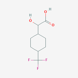 2-Hydroxy-2-[4-(trifluoromethyl)cyclohexyl]acetic acid - 1523275-98-0