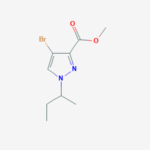 methyl 4-bromo-1-sec-butyl-1H-pyrazole-3-carboxylate - 1856021-45-8