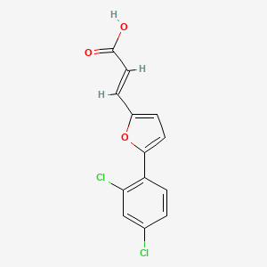 3-[5-(2,4-Dichlorophenyl)-2-furyl]acrylic acid - 756493-00-2