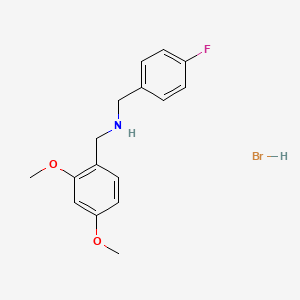 (2,4-Dimethoxy-benzyl)-(4-fluoro-benzyl)-amine hydrobromide - 1051369-28-8