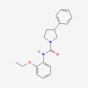 N-(2-ethoxyphenyl)-3-phenylpyrrolidine-1-carboxamide - 1209823-89-1