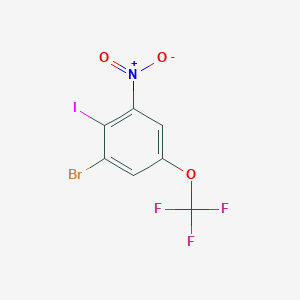 1-Bromo-2-iodo-3-nitro-5-(trifluoromethoxy)benzene - 2366994-47-8