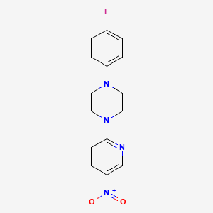 1-(4-Fluorophenyl)-4-(5-nitropyridin-2-yl)piperazine - 400088-82-6