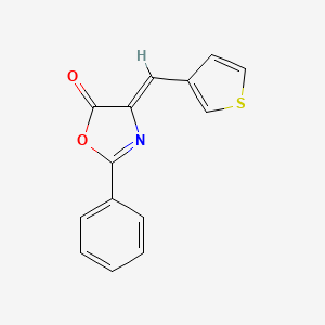 (Z)-2-phenyl-4-(thiophen-3-ylmethylene)oxazol-5(4H)-one - 88991-46-2