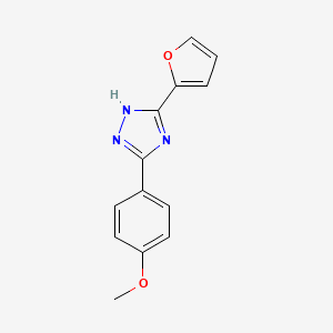 5-(furan-2-yl)-3-(4-methoxyphenyl)-1H-1,2,4-triazole - 1146923-44-5