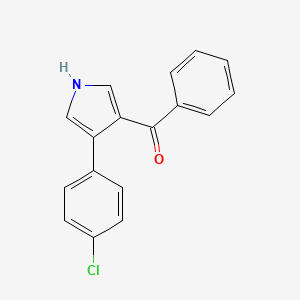(4-(4-Chlorophenyl)-1H-pyrrol-3-yl)(phenyl)methanone - 150061-84-0