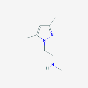 2-(3,5-Dimethyl-1H-pyrazol-1-yl)-N-methylethanamine - 880361-81-9