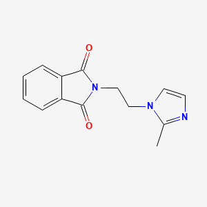2-(2-(2-Methyl-1H-imidazol-1-yl)ethyl)isoindoline-1,3-dione - 858512-76-2