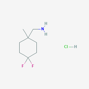 (4,4-Difluoro-1-methylcyclohexyl)methanamine hydrochloride - 1707602-10-5