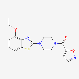 (4-(4-Ethoxybenzo[d]thiazol-2-yl)piperazin-1-yl)(isoxazol-5-yl)methanone - 941994-16-7