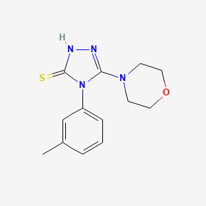 4-(3-methylphenyl)-5-(morpholin-4-yl)-4H-1,2,4-triazole-3-thiol - 847783-76-0