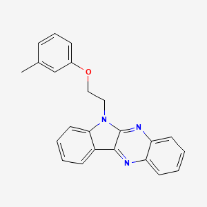 6-[2-(3-methylphenoxy)ethyl]-6H-indolo[2,3-b]quinoxaline - 637756-46-8