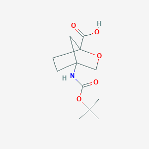 4-Boc-amino-2-oxabicyclo[2.2.1]heptane-1-carboxylic acid - 2411196-08-0