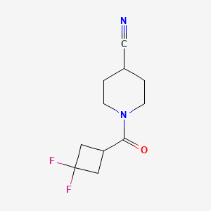 1-(3,3-Difluorocyclobutanecarbonyl)piperidine-4-carbonitrile - 1850849-61-4