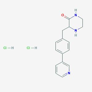 3-(4-Pyridin-3-ylbenzyl)piperazin-2-one dihydrochloride - 1858240-09-1