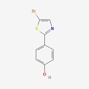 4-(5-Bromo-1,3-thiazol-2-yl)phenol - 1163703-60-3