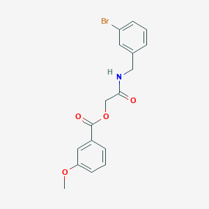 2-((3-Bromobenzyl)amino)-2-oxoethyl 3-methoxybenzoate - 1241981-41-8