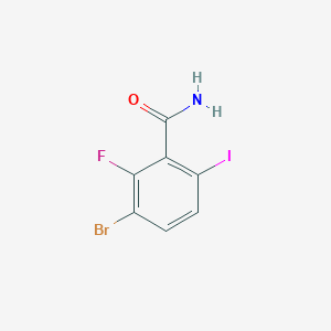 3-Bromo-2-fluoro-6-iodobenzamide - 217816-60-9