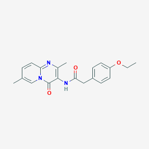 N-(2,7-dimethyl-4-oxo-4H-pyrido[1,2-a]pyrimidin-3-yl)-2-(4-ethoxyphenyl)acetamide - 946257-24-5