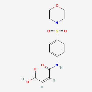 (Z)-4-((4-(morpholinosulfonyl)phenyl)amino)-4-oxobut-2-enoic acid - 315672-91-4