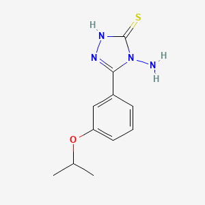 4-amino-5-[3-(propan-2-yloxy)phenyl]-4H-1,2,4-triazole-3-thiol - 893727-44-1