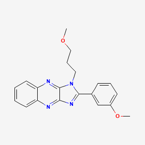 2-(3-methoxyphenyl)-1-(3-methoxypropyl)-1H-imidazo[4,5-b]quinoxaline - 844835-23-0