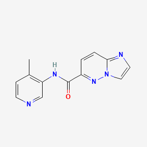 N-(4-methylpyridin-3-yl)imidazo[1,2-b]pyridazine-6-carboxamide - 2415472-95-4