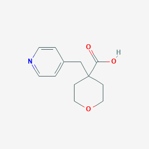 4-(Pyridin-4-ylmethyl)oxane-4-carboxylic acid - 1393330-61-4