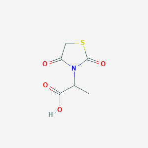 2-(2,4-Dioxo-1,3-thiazolidin-3-yl)propanoic acid - 497076-92-3