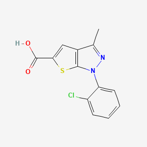 1-(2-chlorophenyl)-3-methyl-1H-thieno[2,3-c]pyrazole-5-carboxylic acid - 328028-97-3