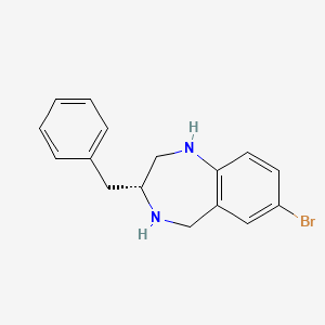 (R)-3-benzyl-7-bromo-2,3,4,5-tetrahydro-1H-benzo[e][1,4]diazepine - 195984-33-9