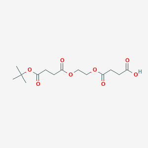 4-[2-[4-[(2-Methylpropan-2-yl)oxy]-4-oxobutanoyl]oxyethoxy]-4-oxobutanoic acid - 2377031-89-3