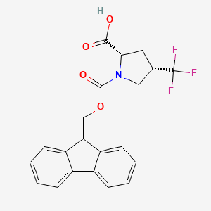 (2S,4S)-Fmoc-4-trifluoromethyl-pyrrolidine-2-carboxylic acid - 1242934-32-2