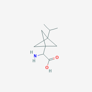 2-amino-2-[3-(propan-2-yl)bicyclo[1.1.1]pentan-1-yl]acetic acid - 2287267-16-5