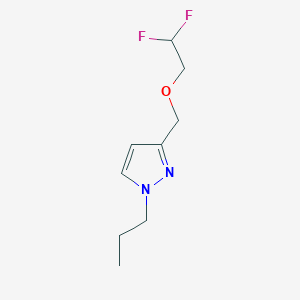 3-[(2,2-difluoroethoxy)methyl]-1-propyl-1H-pyrazole - 1856020-59-1