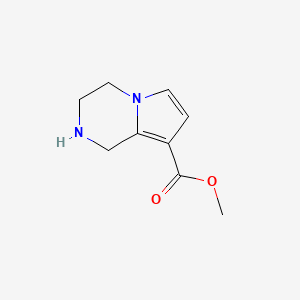 methyl 1H,2H,3H,4H-pyrrolo[1,2-a]pyrazine-8-carboxylate - 1499207-49-6