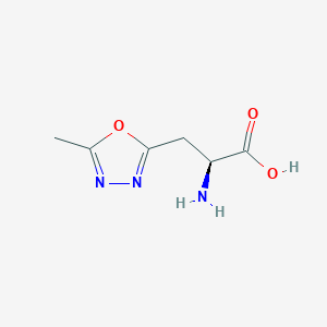 (2S)-2-Amino-3-(5-methyl-1,3,4-oxadiazol-2-yl)propanoic acid - 1565144-97-9