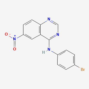 N-(4-Bromophenyl)-6-nitroquinazolin-4-amine - 51687-16-2