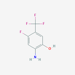 2-Amino-4-fluoro-5-(trifluoromethyl)phenol - 1803770-86-6