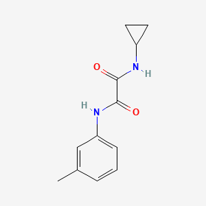 N1-cyclopropyl-N2-(m-tolyl)oxalamide - 869945-48-2