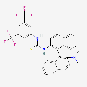 1-[3,5-Bis(trifluoromethyl)phenyl]-3-[1-[2-(dimethylamino)naphthalen-1-yl]naphthalen-2-yl]thiourea - 866940-63-8